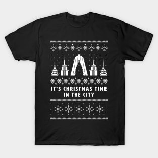 New York Ugly Christmas Sweater T-Shirt T-Shirt